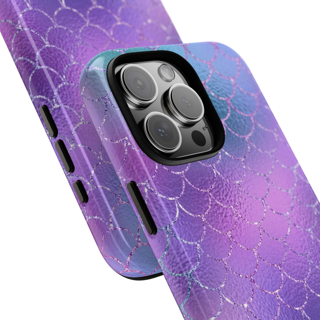iPhone Case Tough Cases - Mermaid Purple | iPhone 16 Pro
