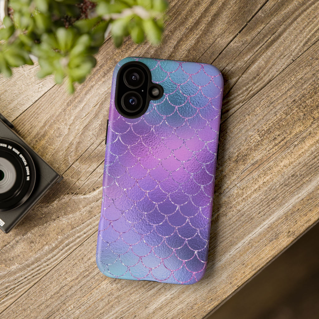 iPhone Case Tough Cases - Mermaid Purple | iPhone 16 Pro