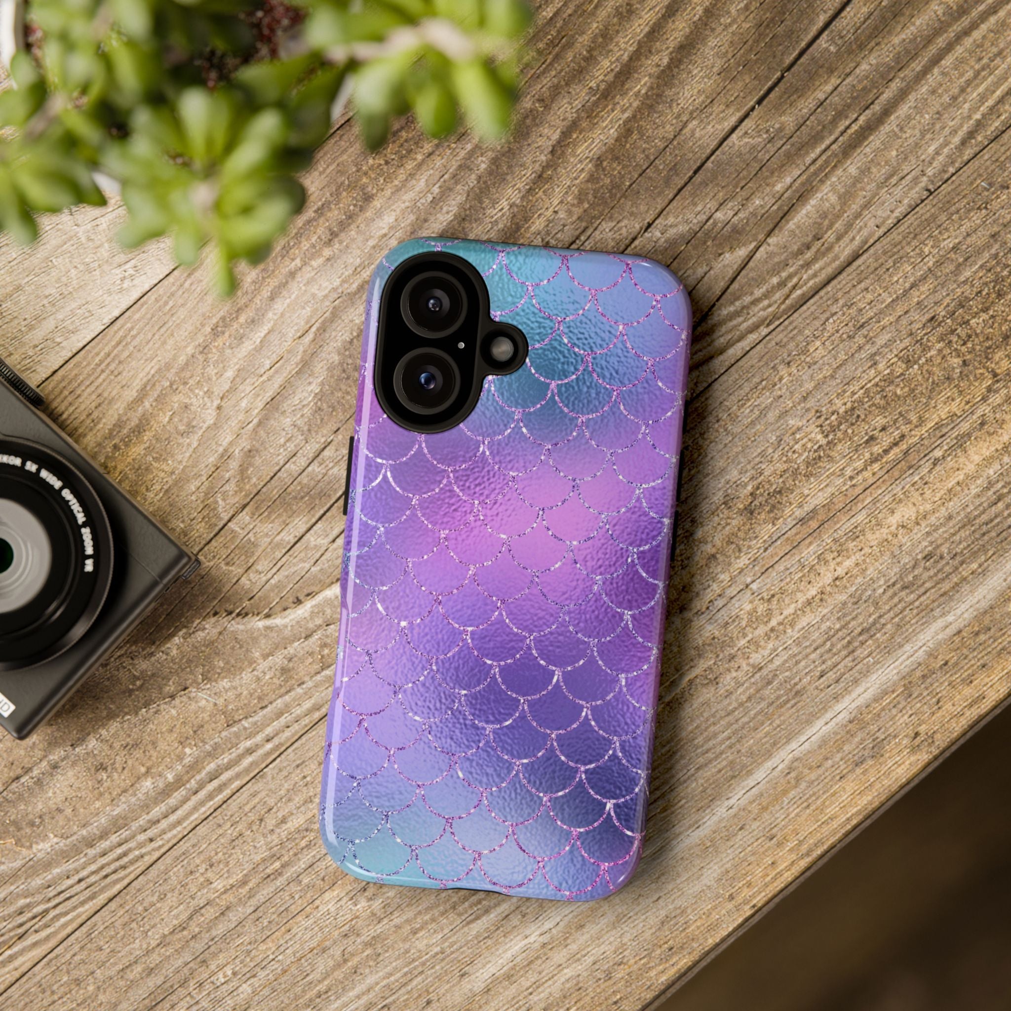 iPhone Case Tough Cases - Mermaid Purple | iPhone 16 Pro