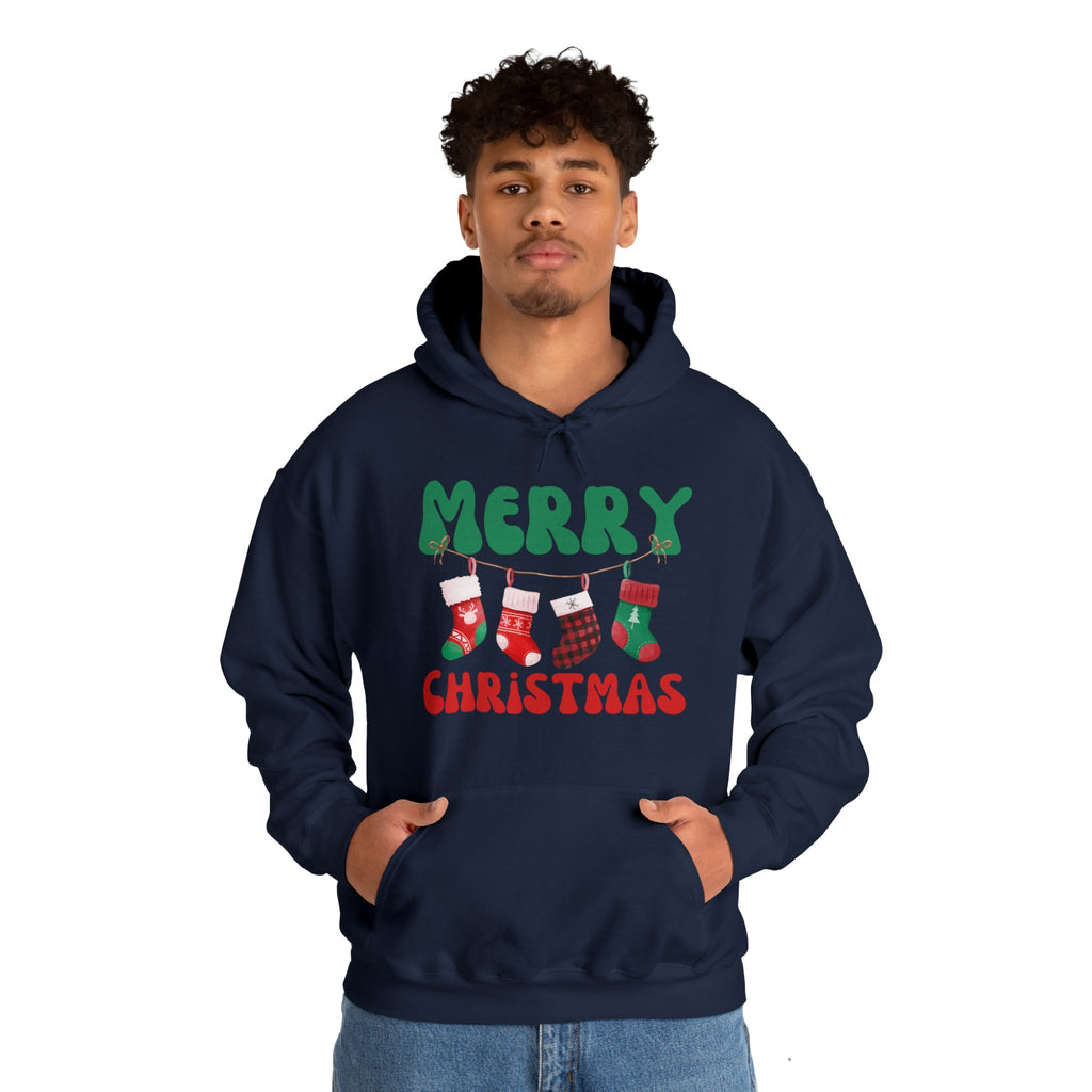 Merry Christmas Hoodies 2 Hooded Sweatshirt Gift for Her