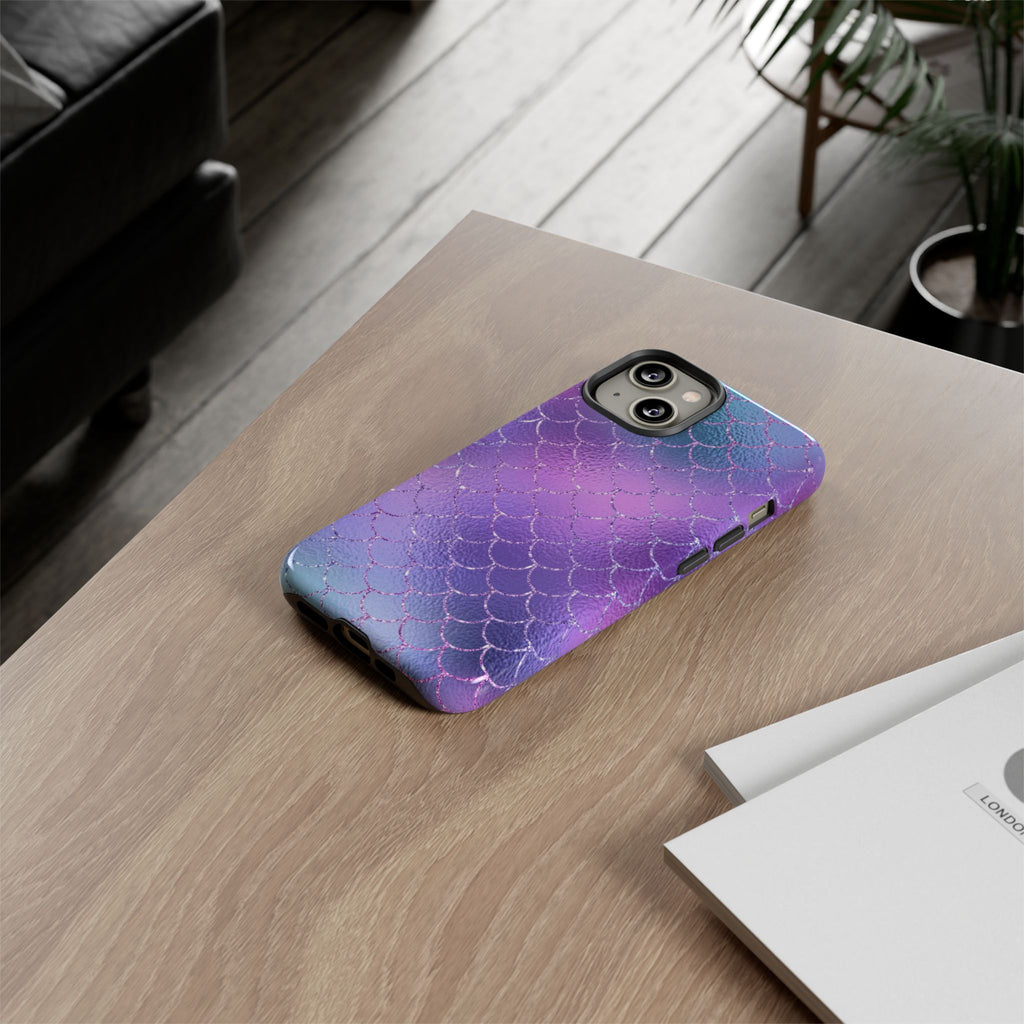 iPhone Case Tough Cases - Mermaid Purple | iPhone 16 Pro