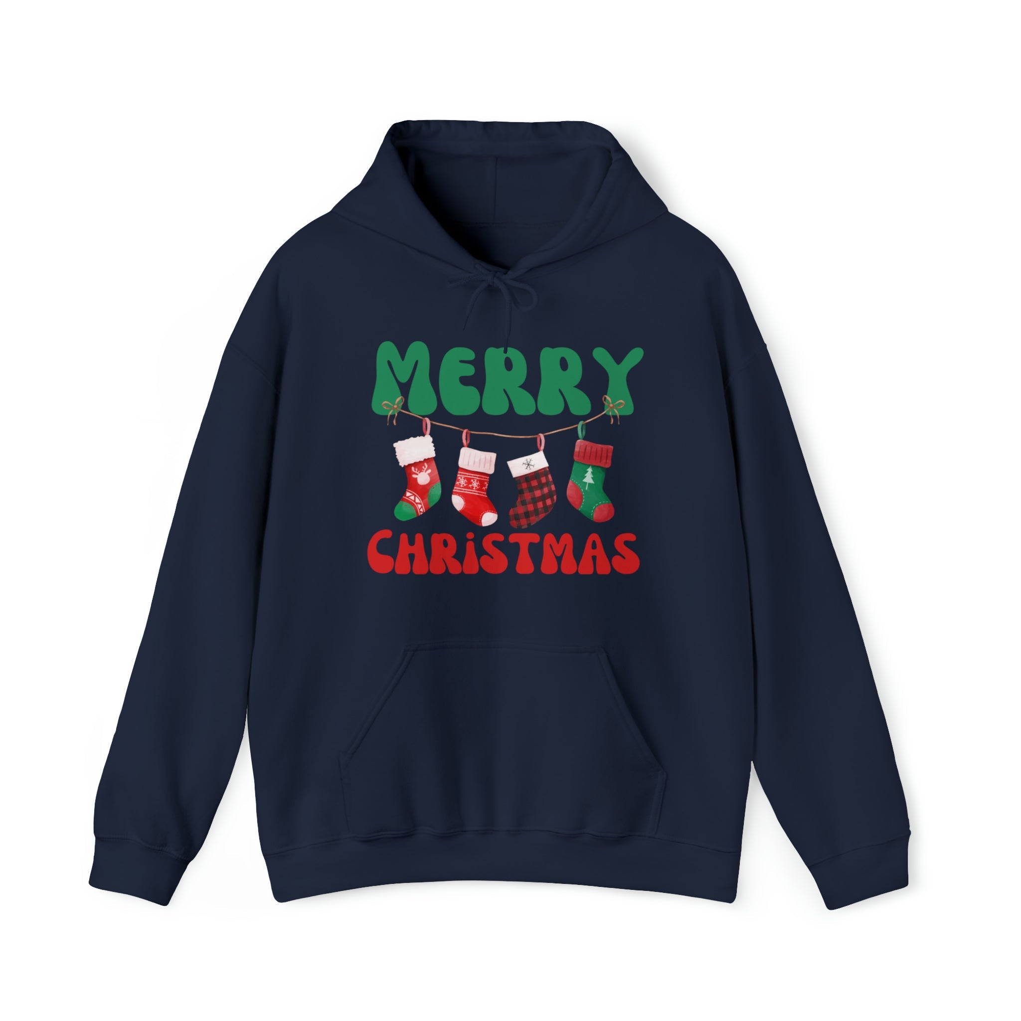 Merry Christmas Hoodies 2 Hooded Sweatshirt Gift for Her