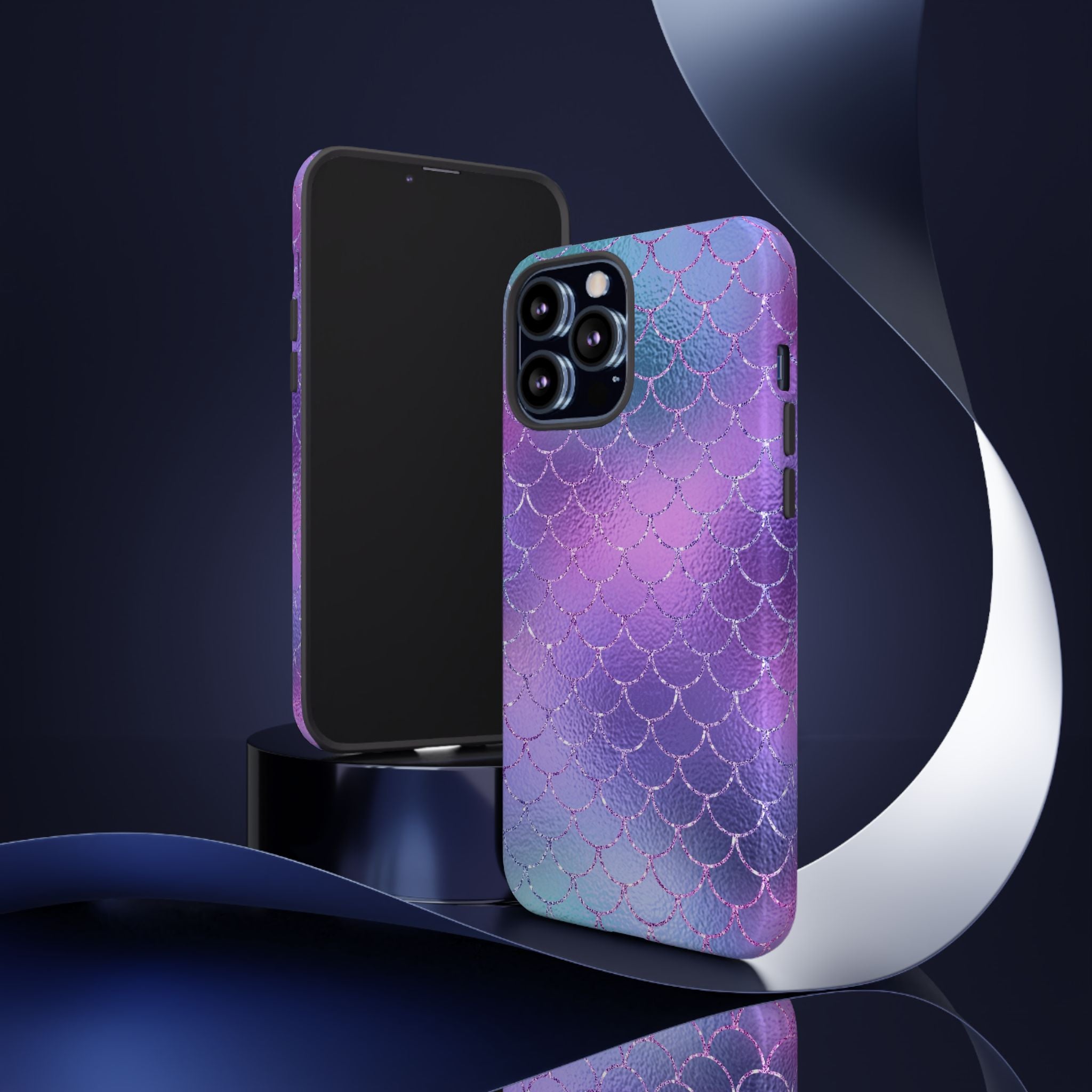 iPhone Case Tough Cases - Mermaid Purple | iPhone 16 Pro