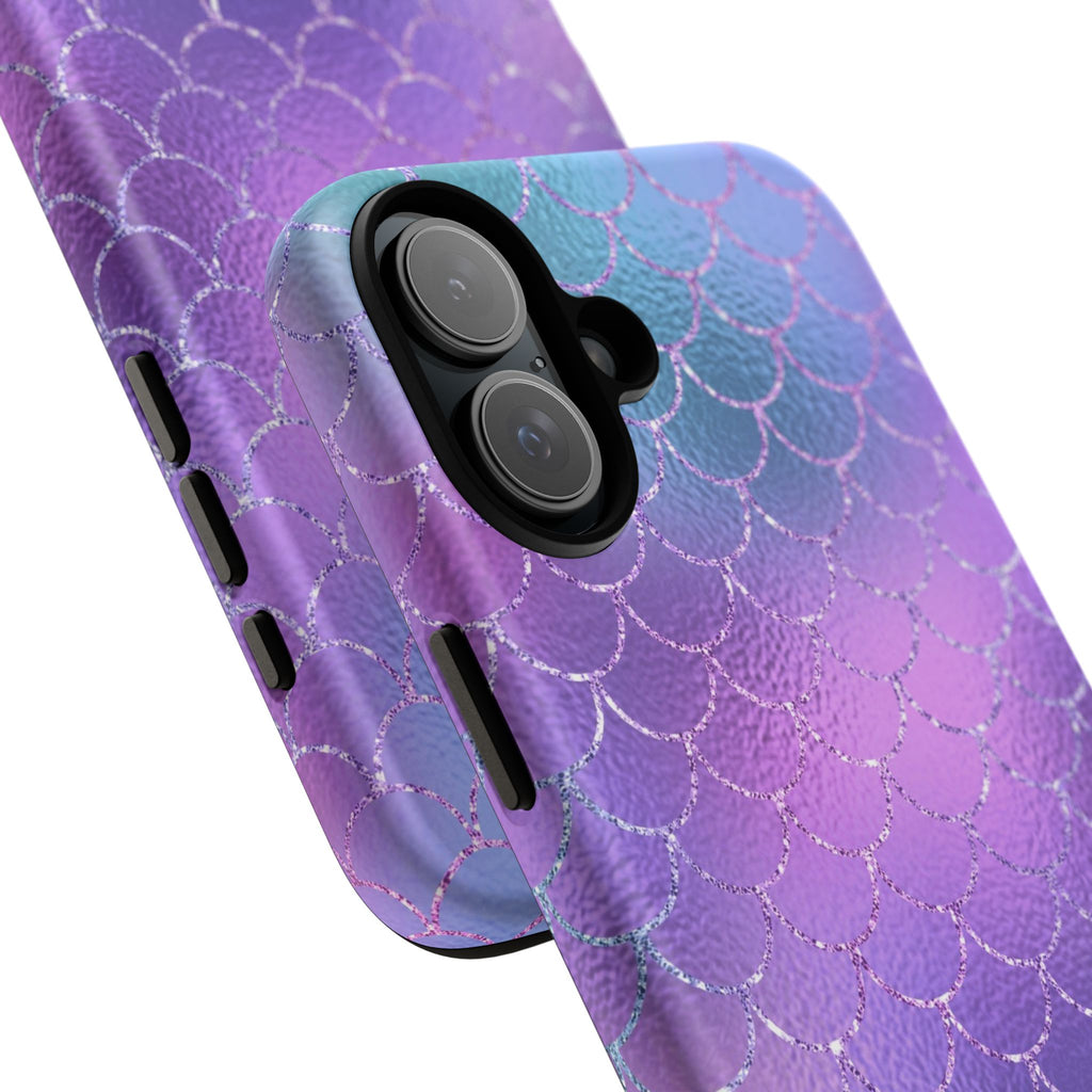 iPhone Case Tough Cases - Mermaid Purple | iPhone 16 Pro
