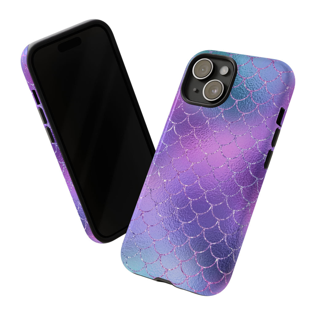 iPhone Case Tough Cases - Mermaid Purple | iPhone 16 Pro