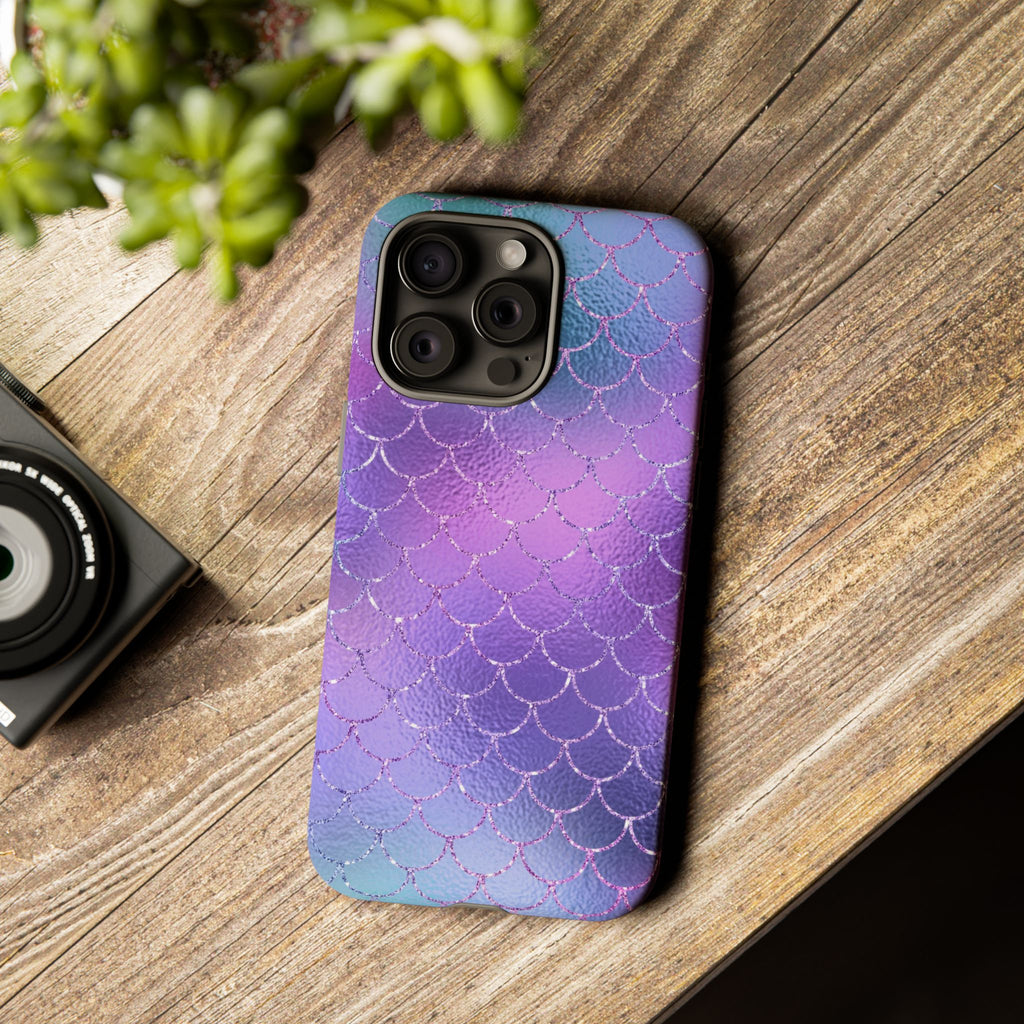 iPhone Case Tough Cases - Mermaid Purple | iPhone 16 Pro