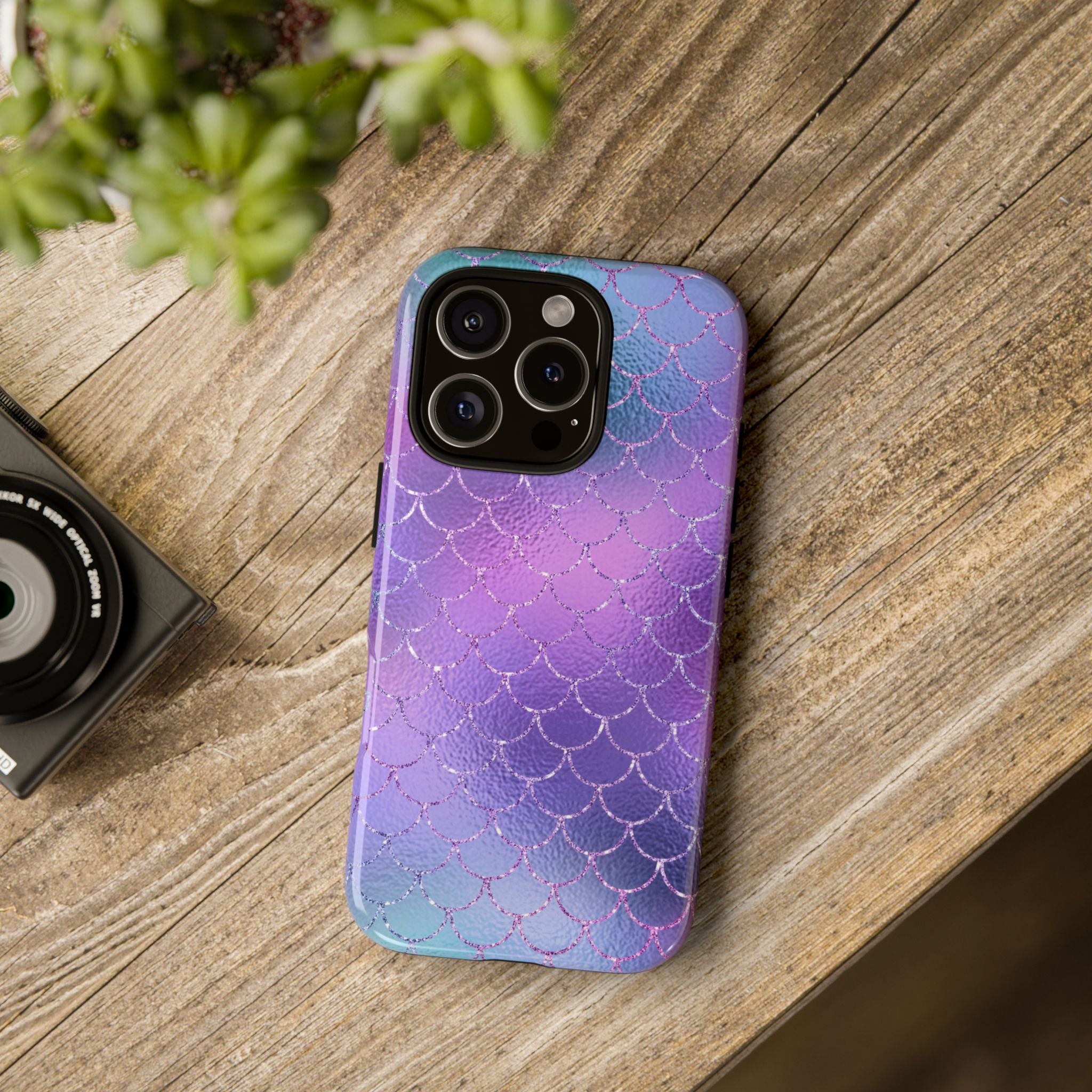 iPhone Case Tough Cases - Mermaid Purple | iPhone 16 Pro