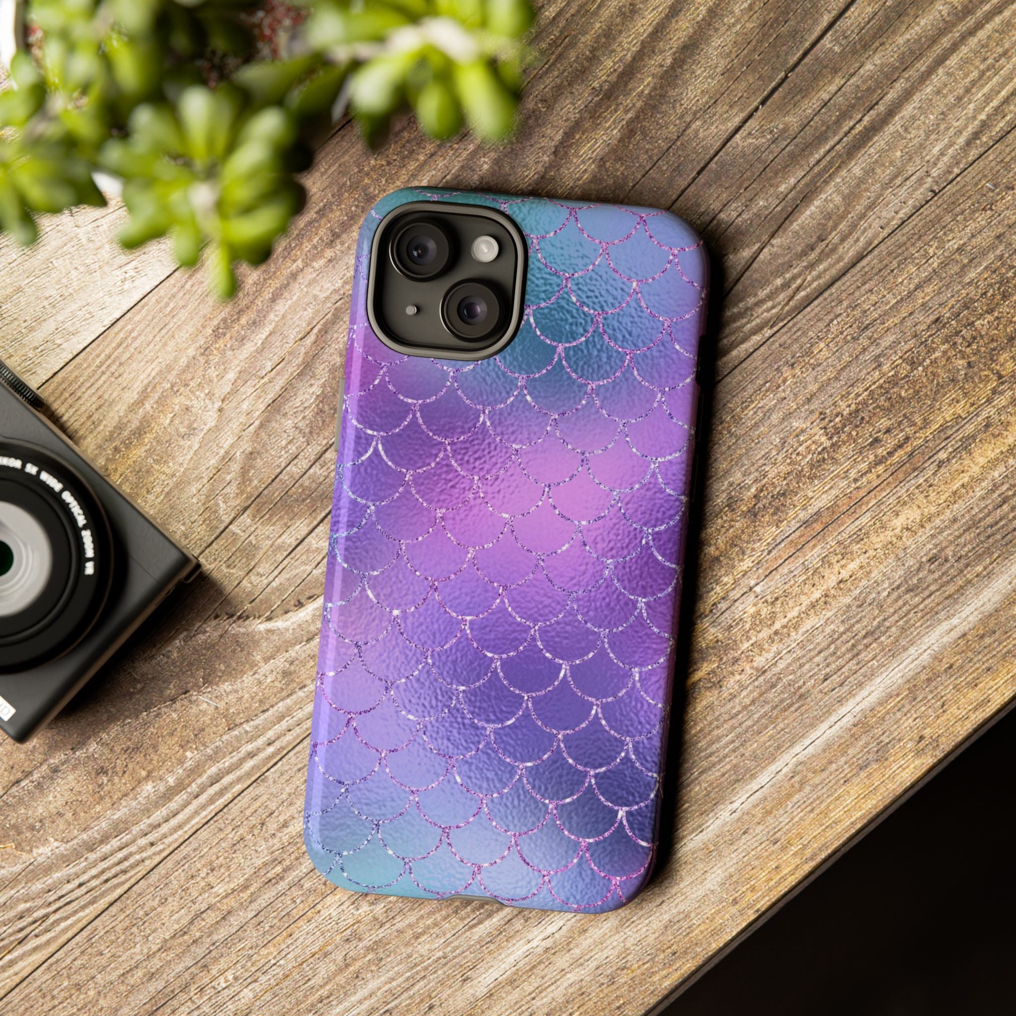 iPhone Case Tough Cases - Mermaid Purple | iPhone 16 Pro