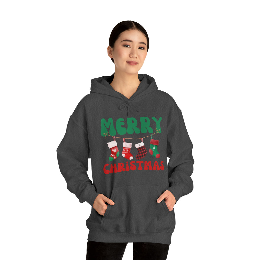 Merry Christmas Hoodies 2 Hooded Sweatshirt Gift for Her