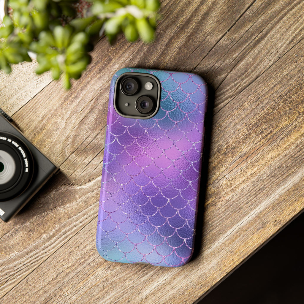 iPhone Case Tough Cases - Mermaid Purple | iPhone 16 Pro