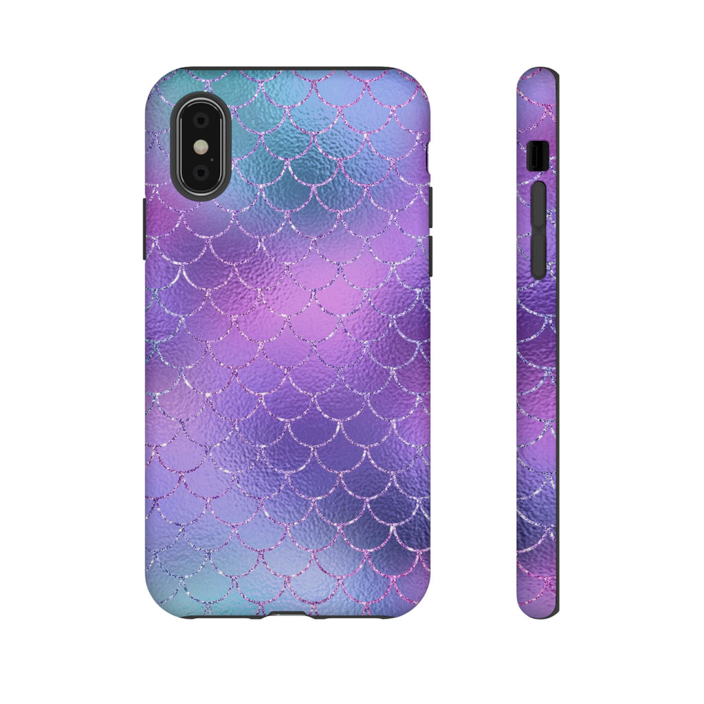 iPhone Case Tough Cases - Mermaid Purple | iPhone 16 Pro