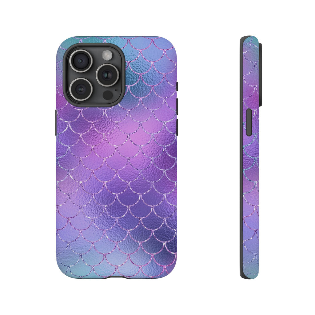 iPhone Case Tough Cases - Mermaid Purple | iPhone 16 Pro