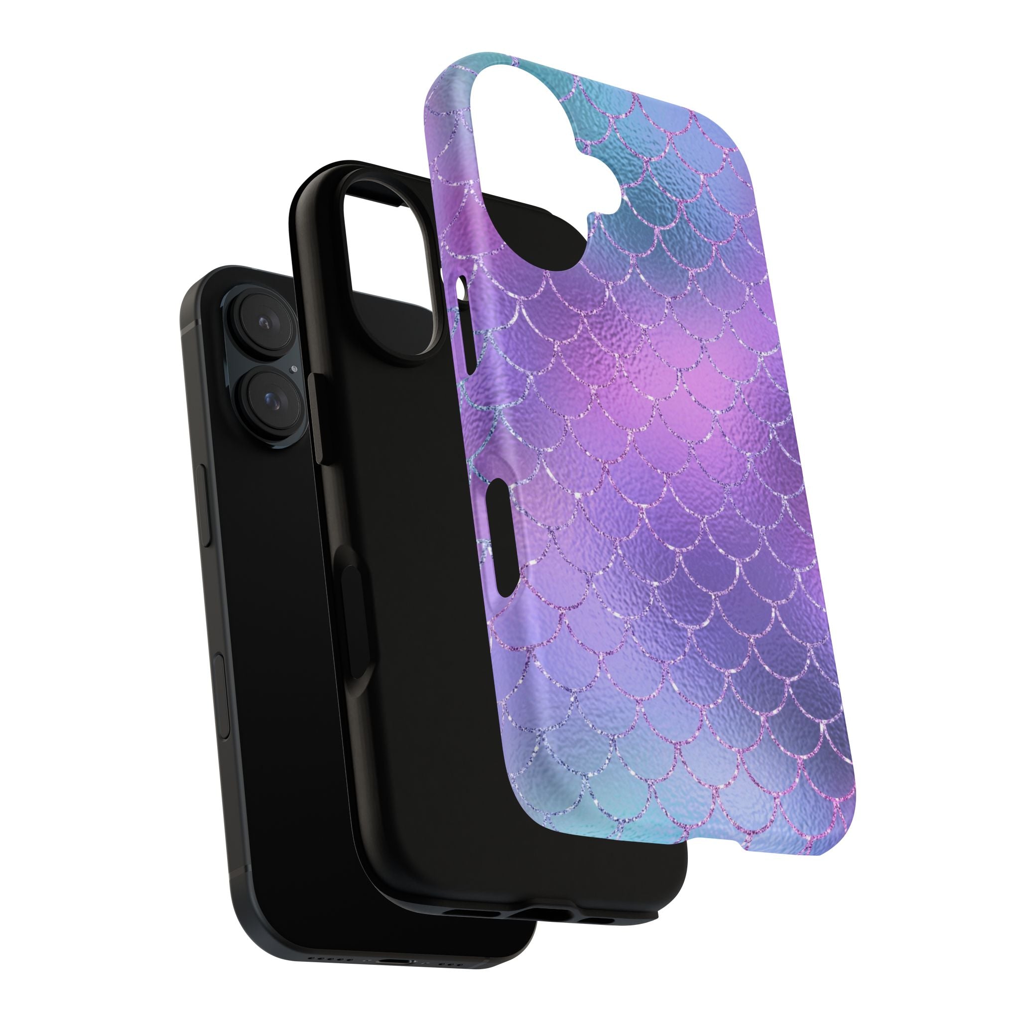 iPhone Case Tough Cases - Mermaid Purple | iPhone 16 Pro