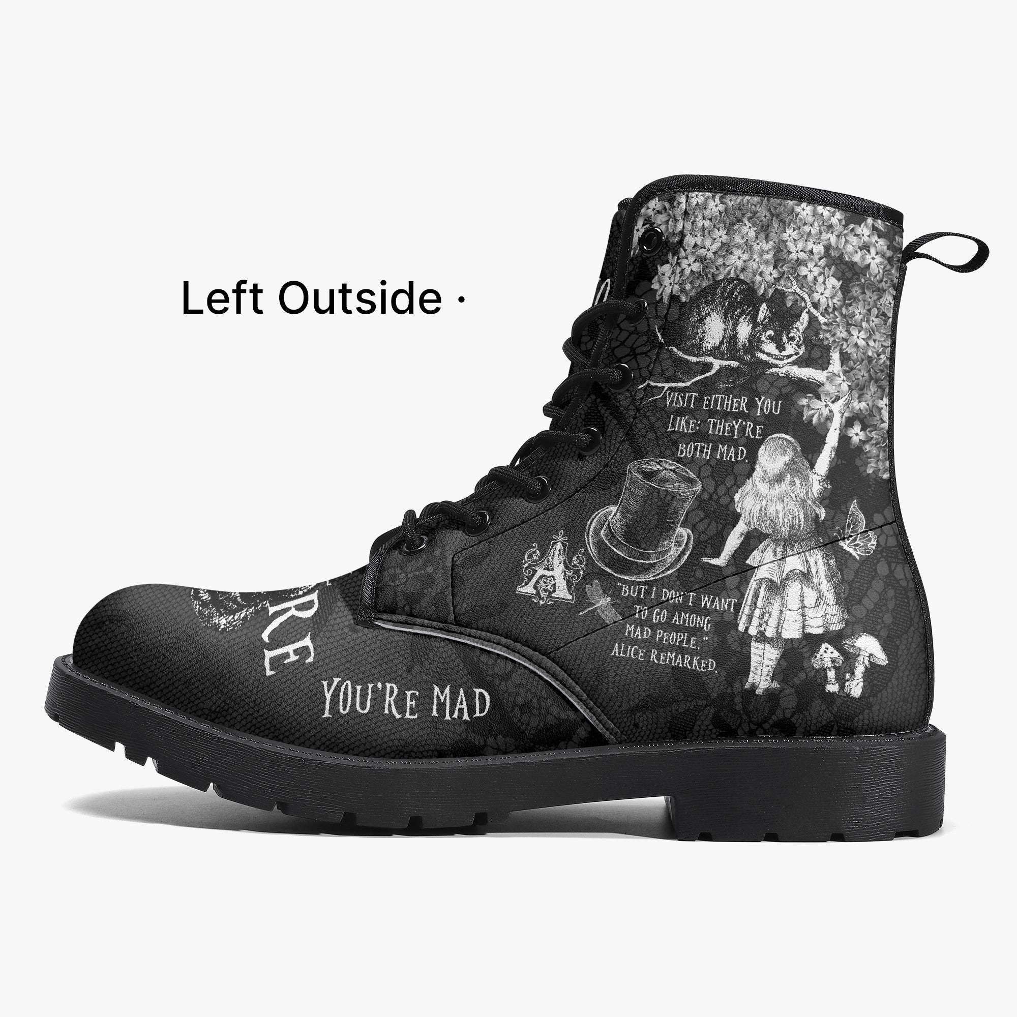 Alice in Wonderland boots
