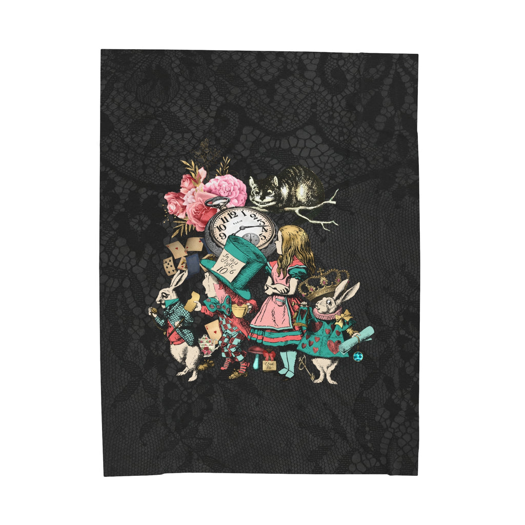 Alice in Wonderland Blanket #101 Coral Series Velveteen