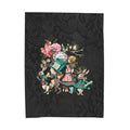 Alice in Wonderland Blanket #101 Coral Series Velveteen