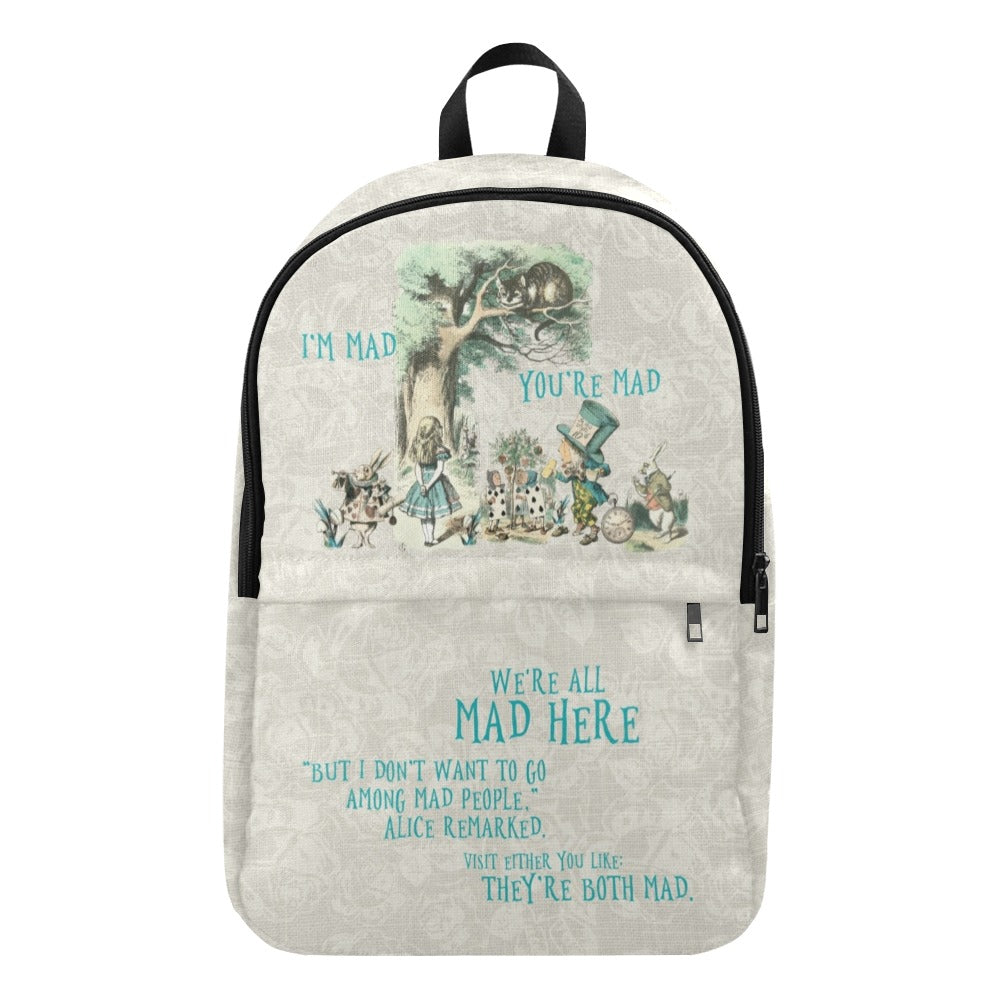 Alice in Wonderland Laptop Backpack Gifts #102 Vintage