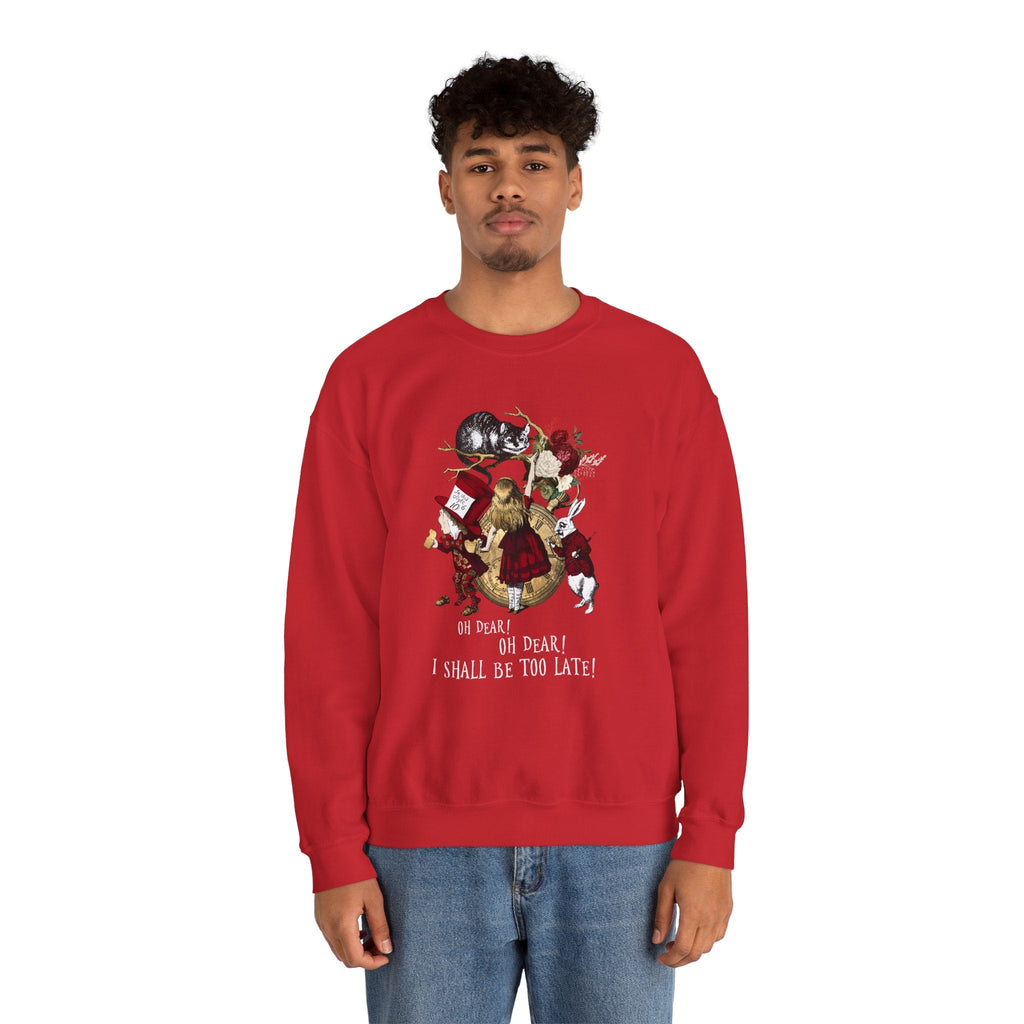 Alice’s Adventures in Wonderland Sweatshirt Red 1 Birthday