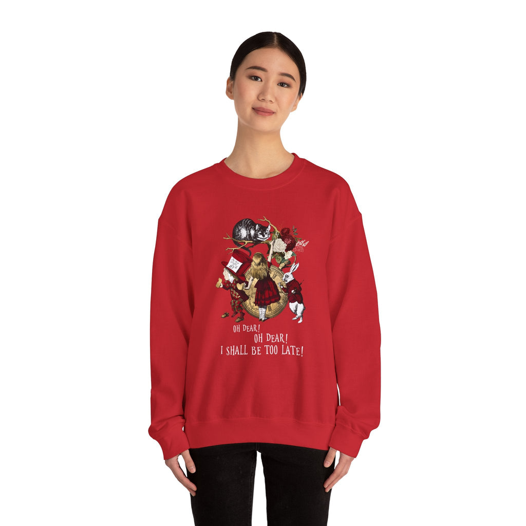 Alice’s Adventures in Wonderland Sweatshirt Red 1 Birthday