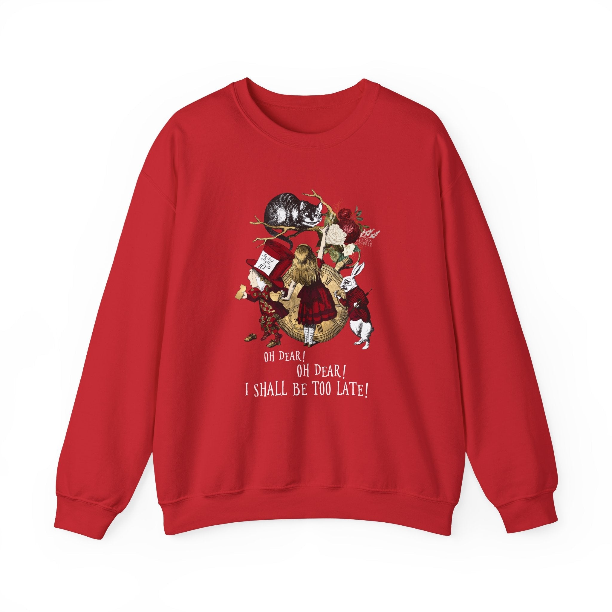 Alice’s Adventures in Wonderland Sweatshirt Red 1 Birthday
