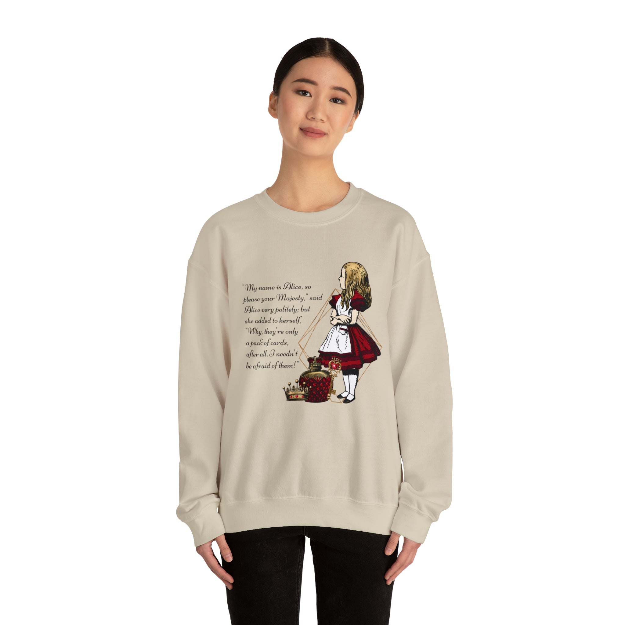 Alice’s Adventures in Wonderland Sweatshirt Red 3