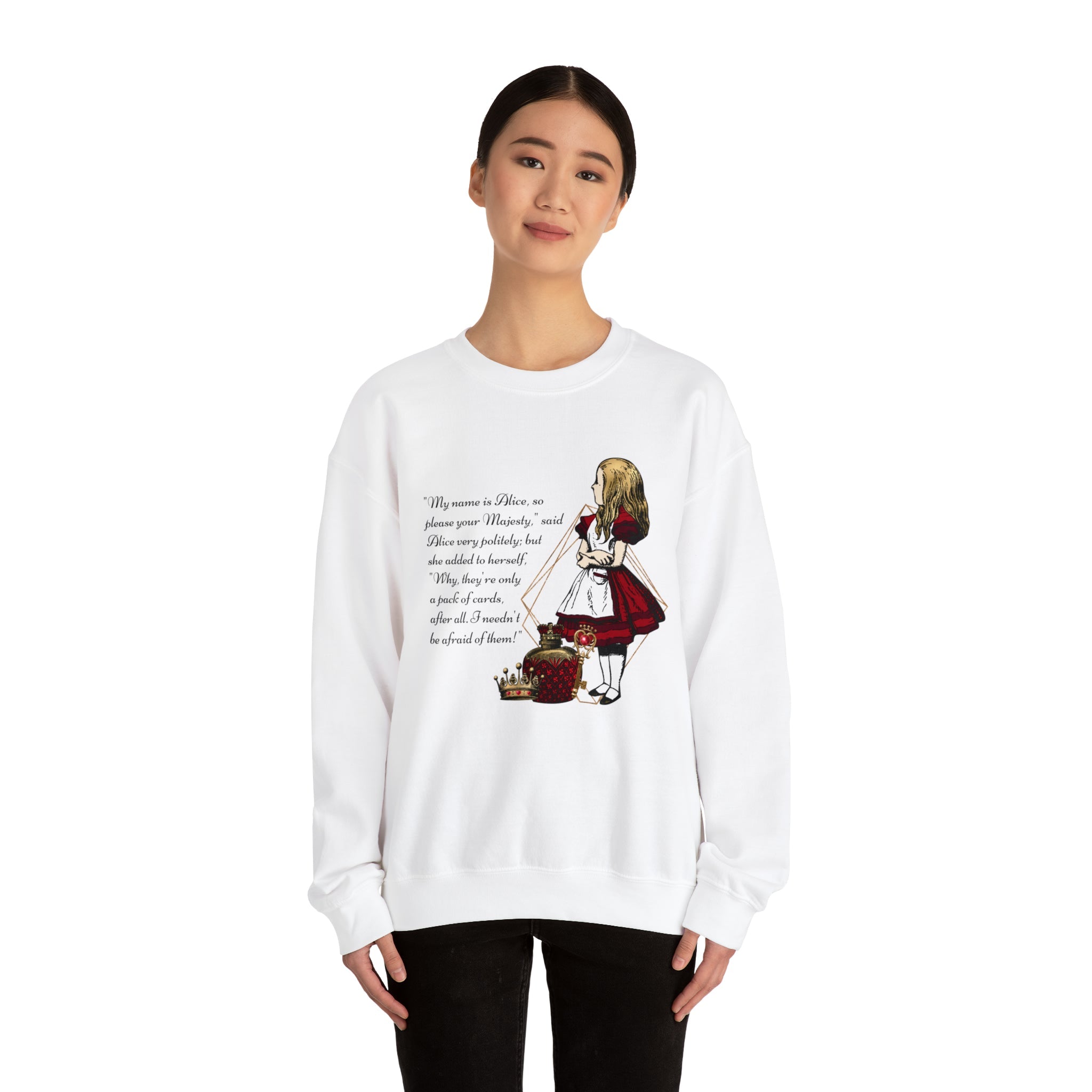 Alice’s Adventures in Wonderland Sweatshirt Red 3