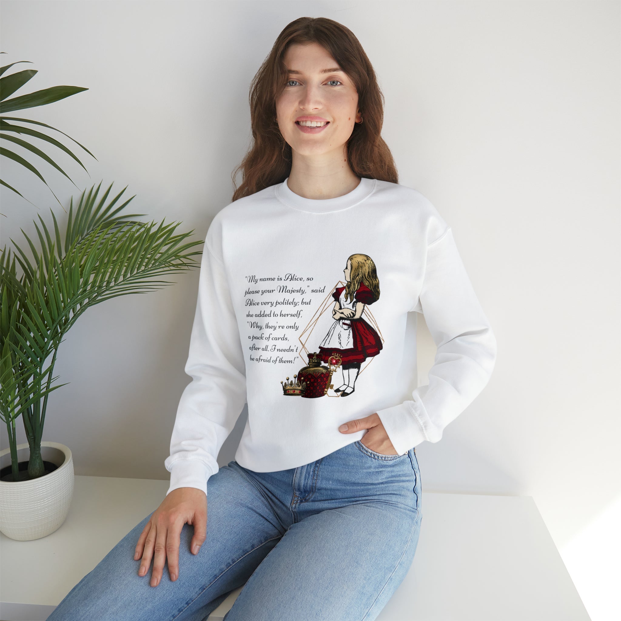Alice’s Adventures in Wonderland Sweatshirt Red 3