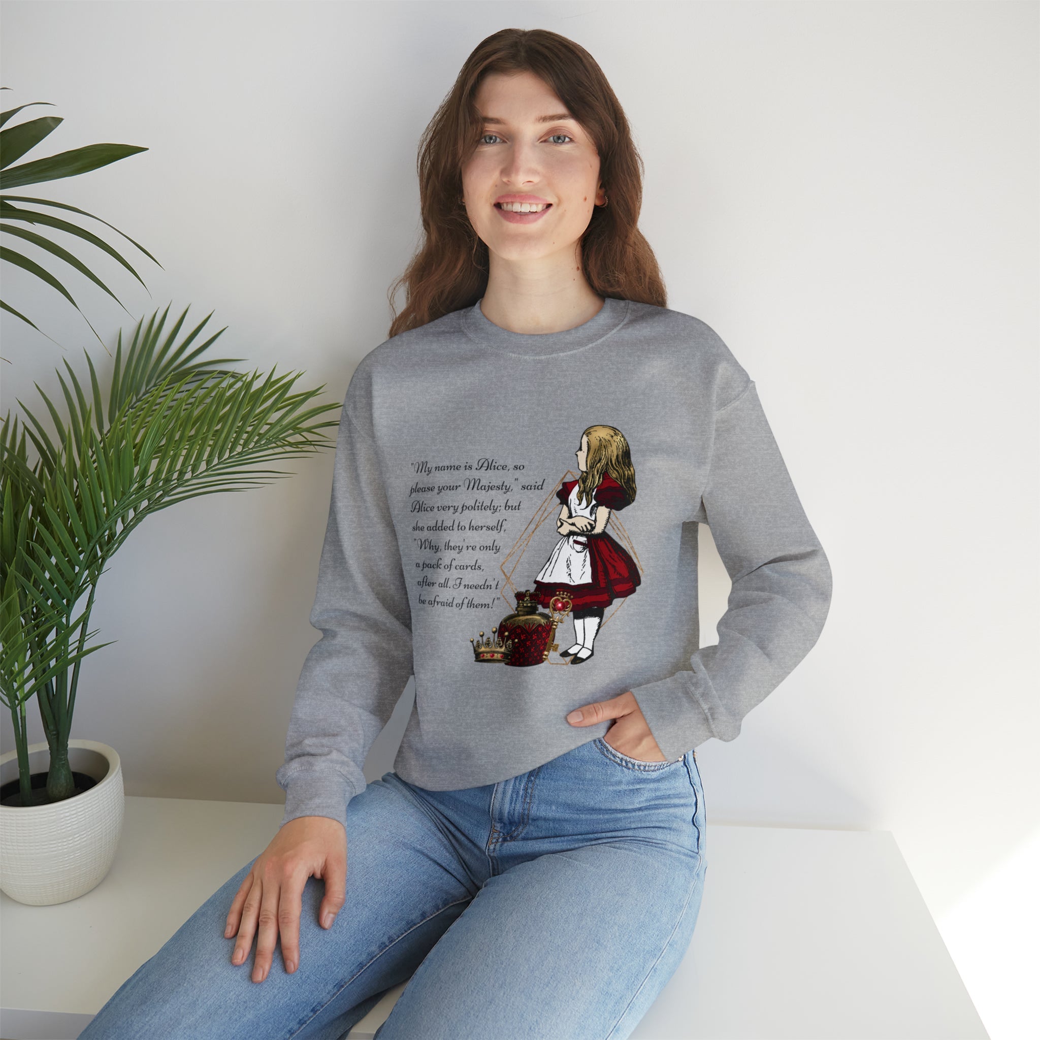 Alice’s Adventures in Wonderland Sweatshirt Red 3