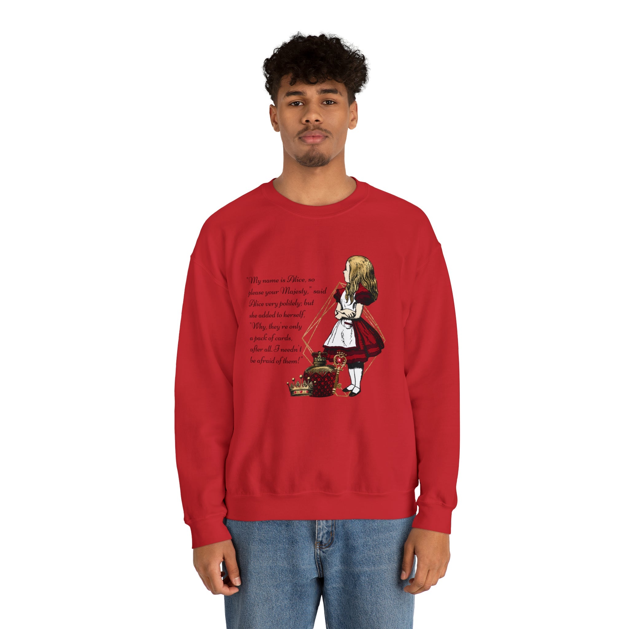 Alice’s Adventures in Wonderland Sweatshirt Red 3