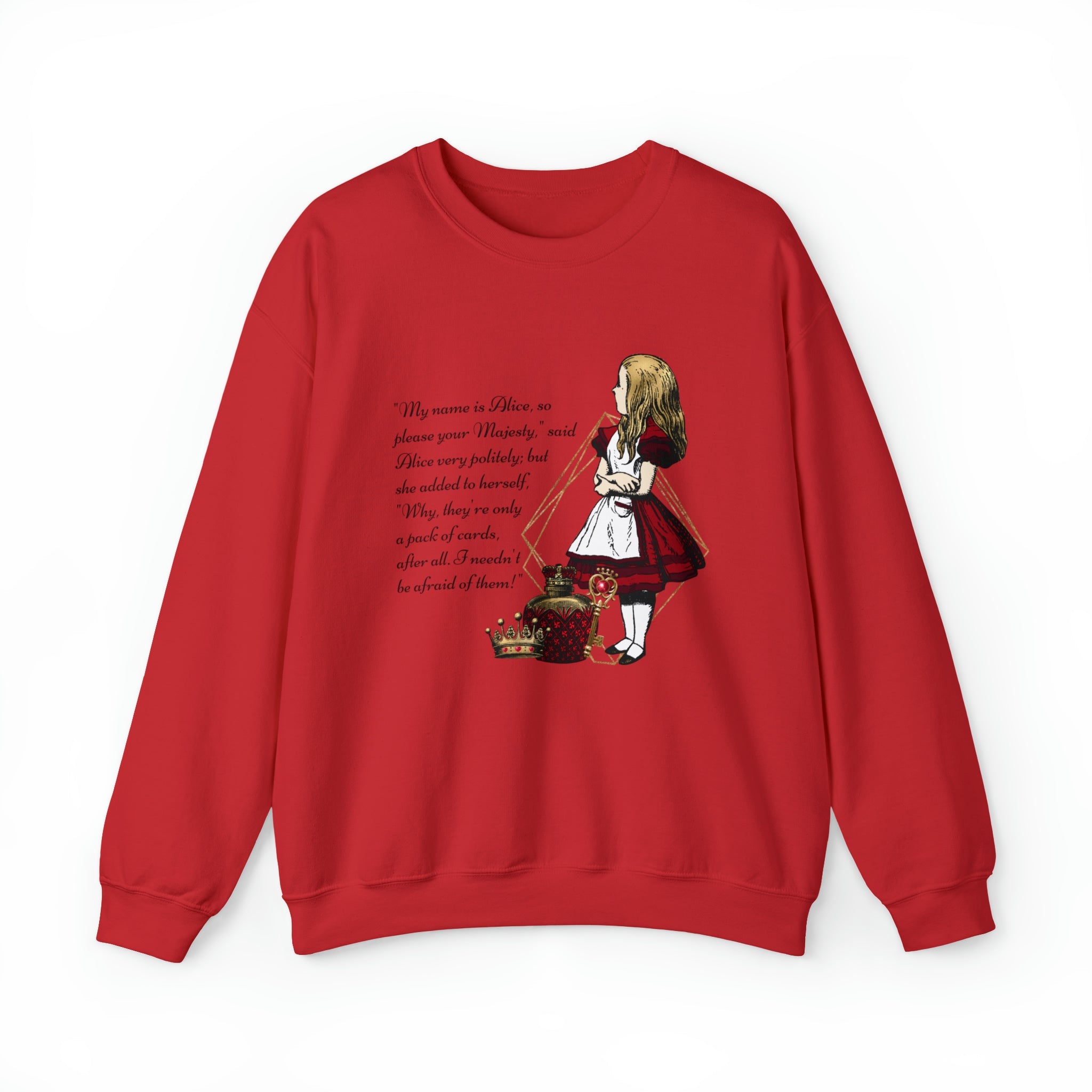 Alice’s Adventures in Wonderland Sweatshirt Red 3