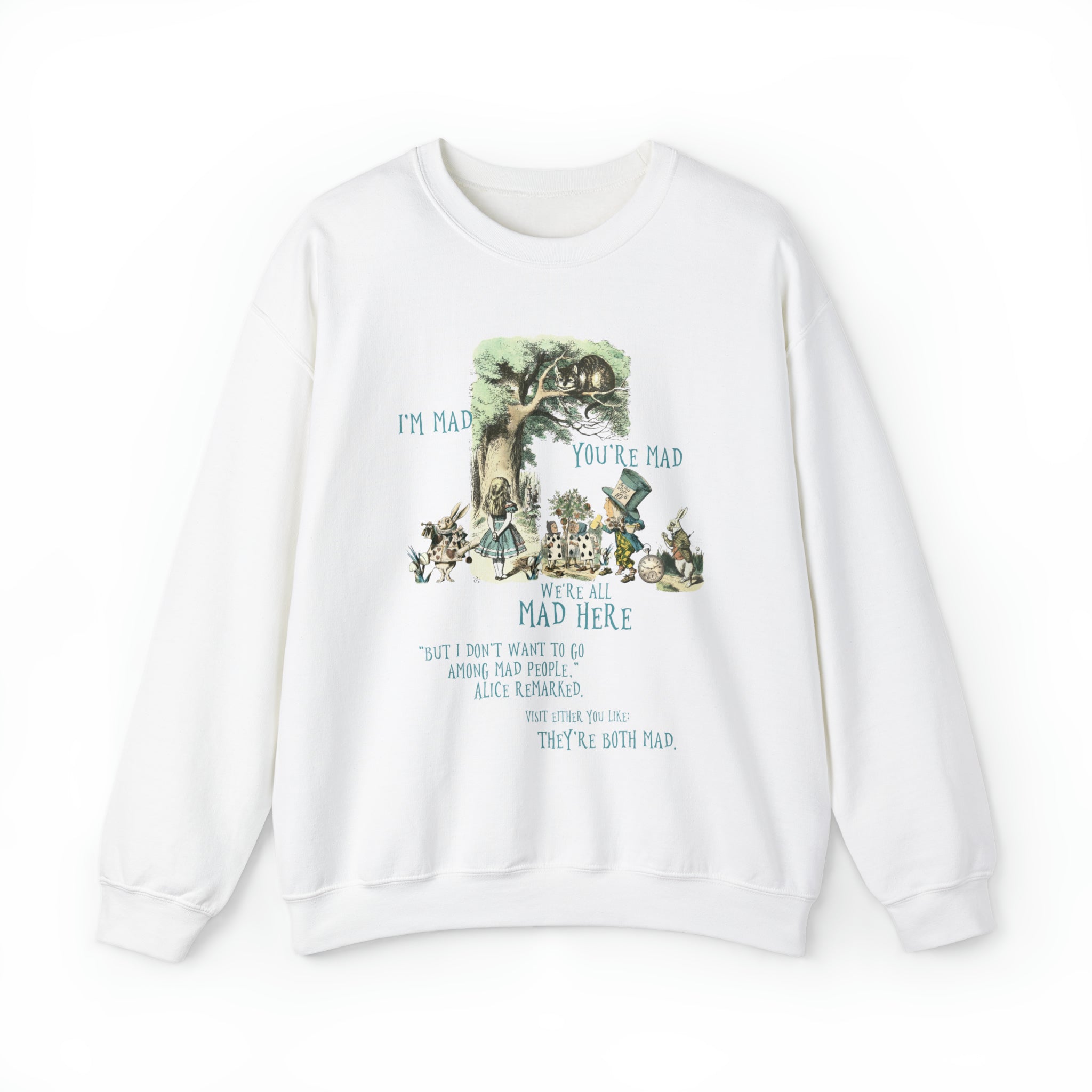 Alice’s Adventures in Wonderland Sweatshirt Vintage 3