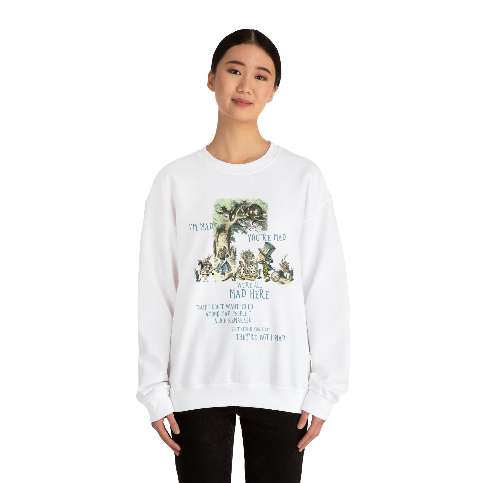 Alice’s Adventures in Wonderland Sweatshirt Vintage 3