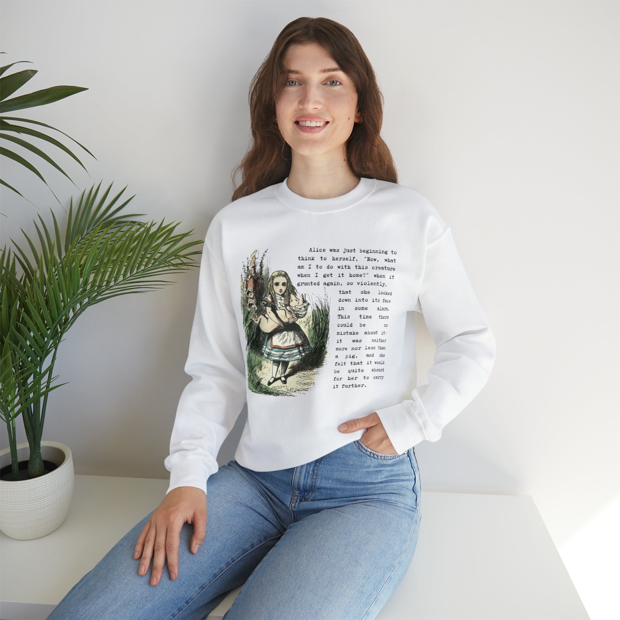 Alice’s Adventures in Wonderland Sweatshirt Vintage 5