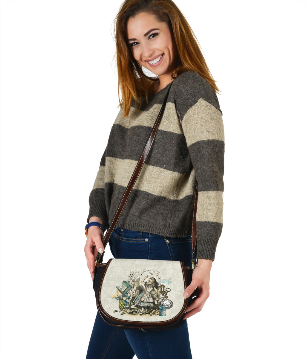 Canvas Saddle Bag - Alice in Wonderland Gifts #101 Vintage