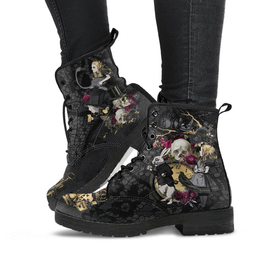 Combat Boots - Alice in Wonderland Gifts #101 Goth Series