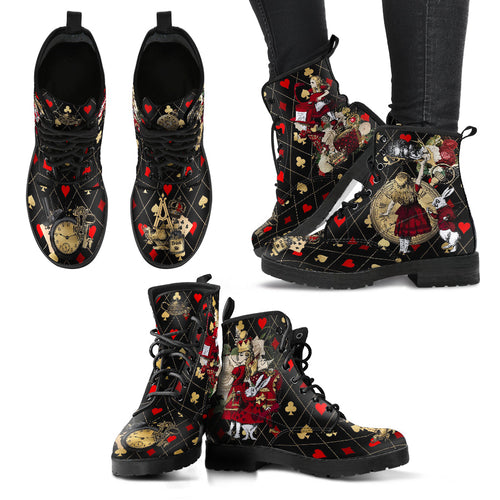 Combat Boots - Alice in Wonderland Gifts #32 Red Series
