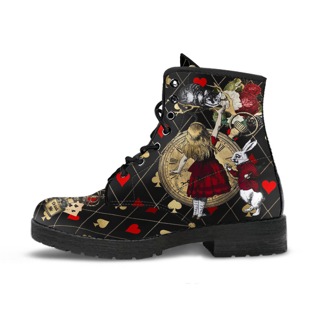 Combat Boots - Alice in Wonderland Gifts #32 Red Series