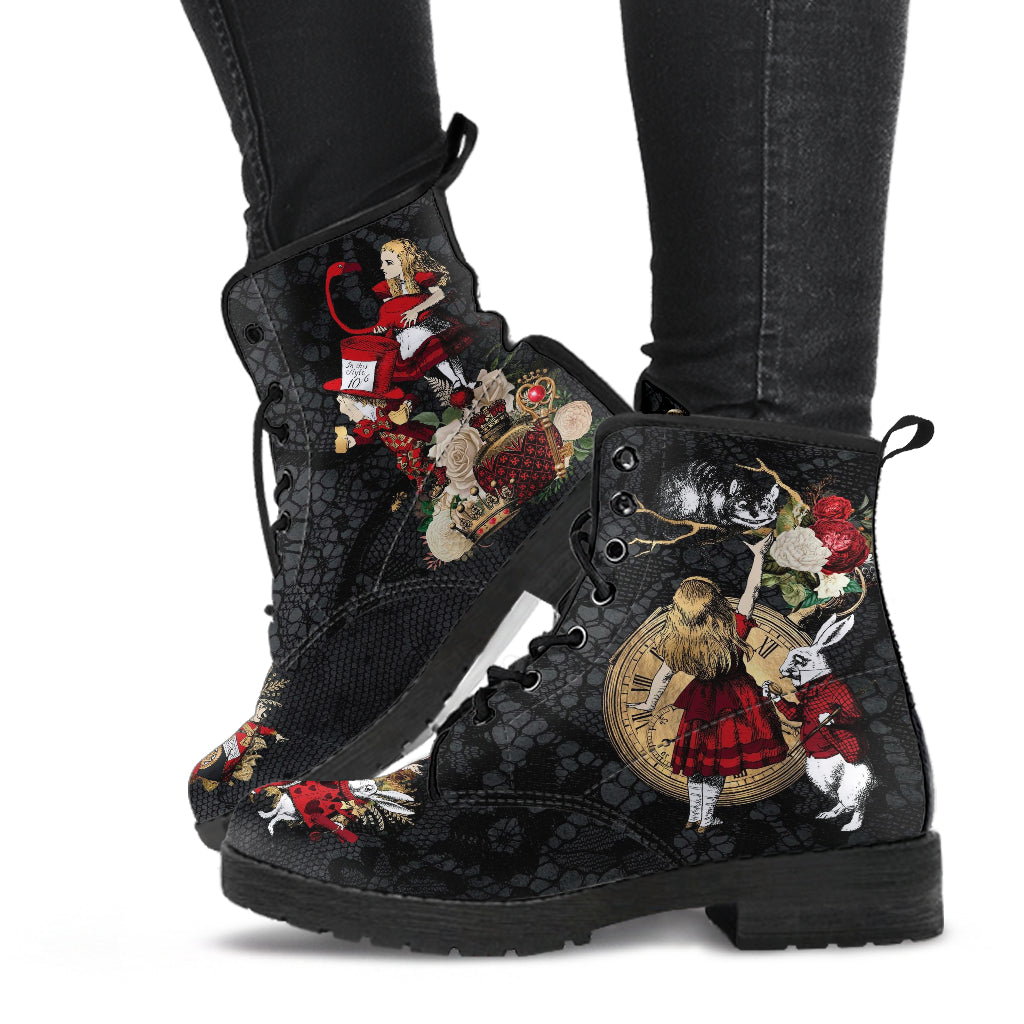 Combat Boots - Alice in Wonderland Gifts #34 Red Series