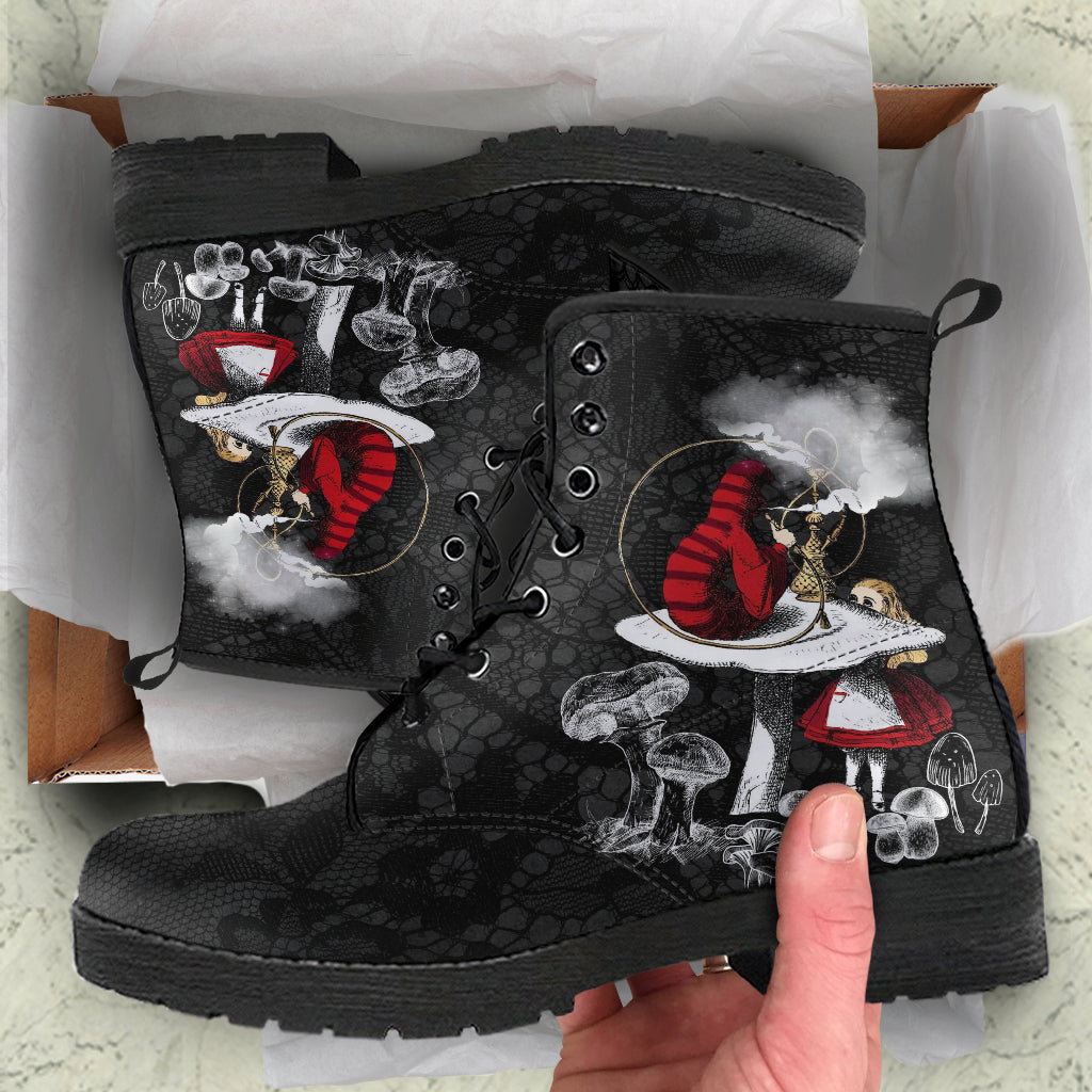 Combat Boots - Alice in Wonderland Gifts #38 Red Series