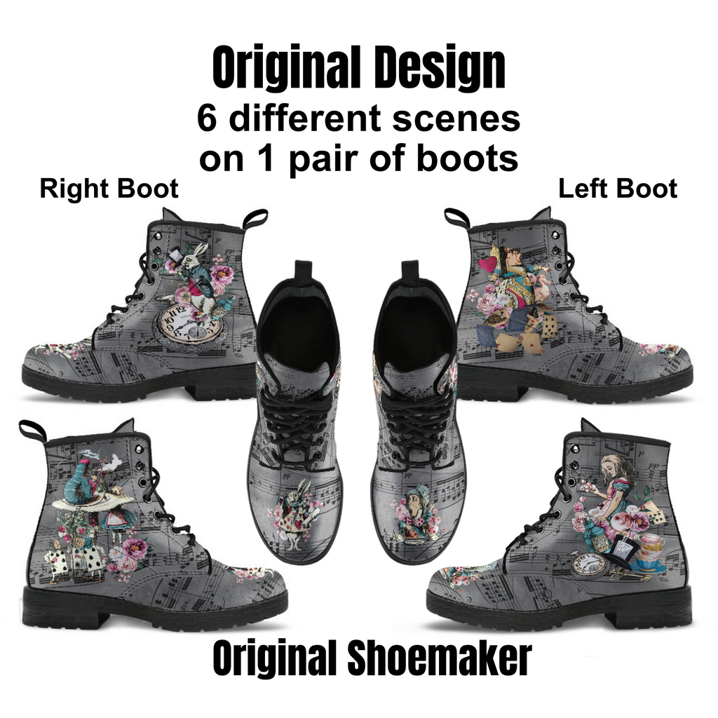 Combat Boots - Alice in Wonderland Gifts #44 Colorful
