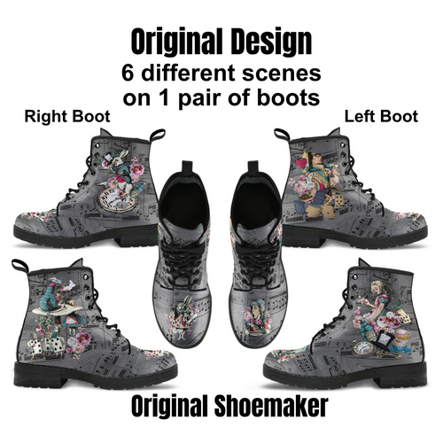 Combat Boots - Alice in Wonderland Gifts #44 Colorful