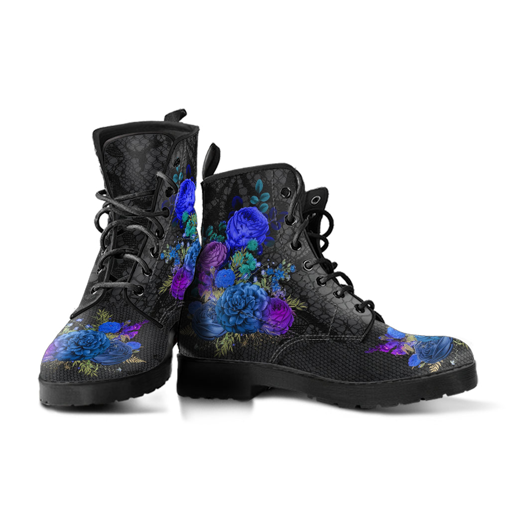 Combat Boots - Beautiful Flowers #101N | Cute Aesthetic