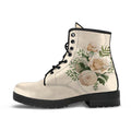 Combat Boots - Beautiful Flowers #22 | Custom Shoes