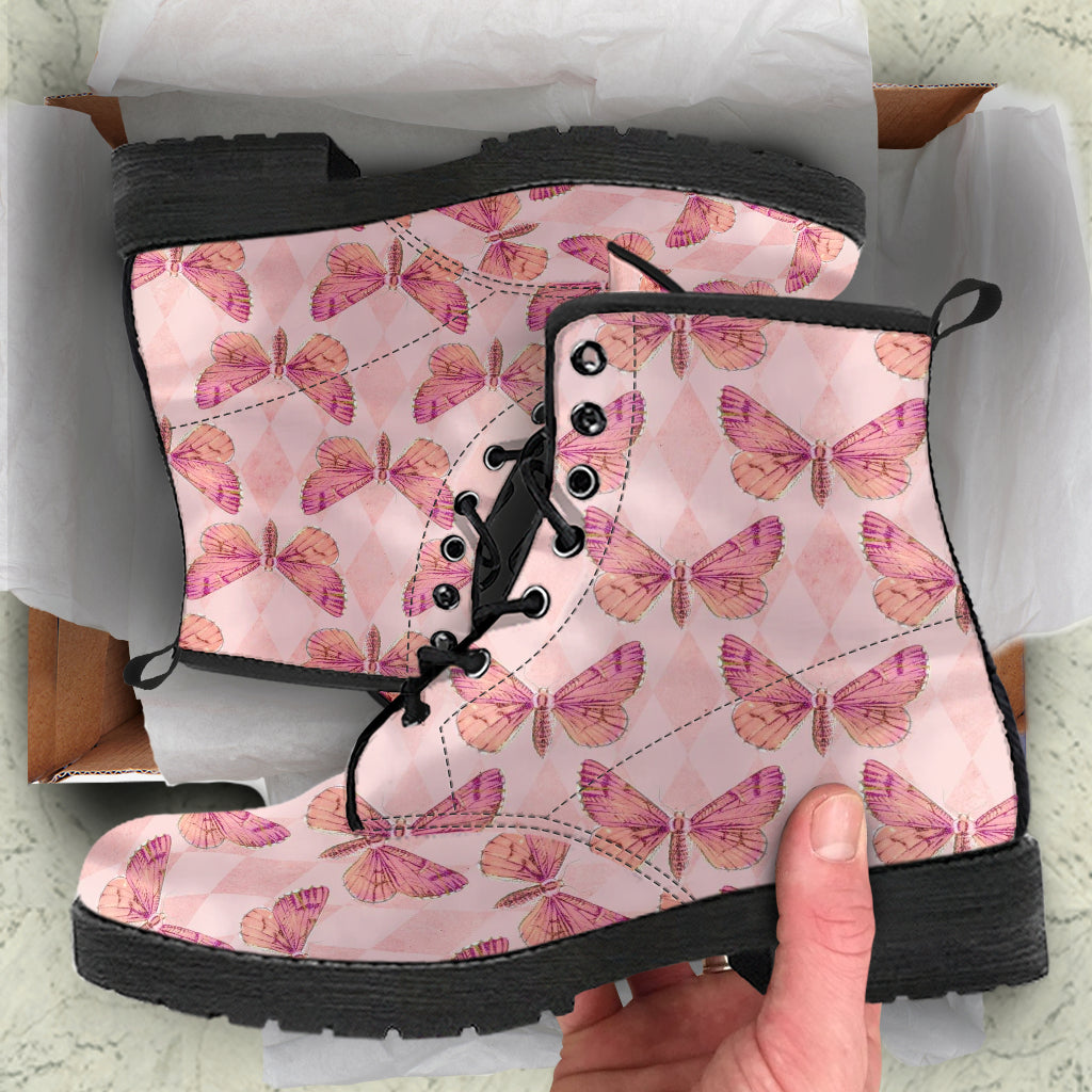 Combat Boots - Butterfly Shoes #110 Grunge Vintage Style