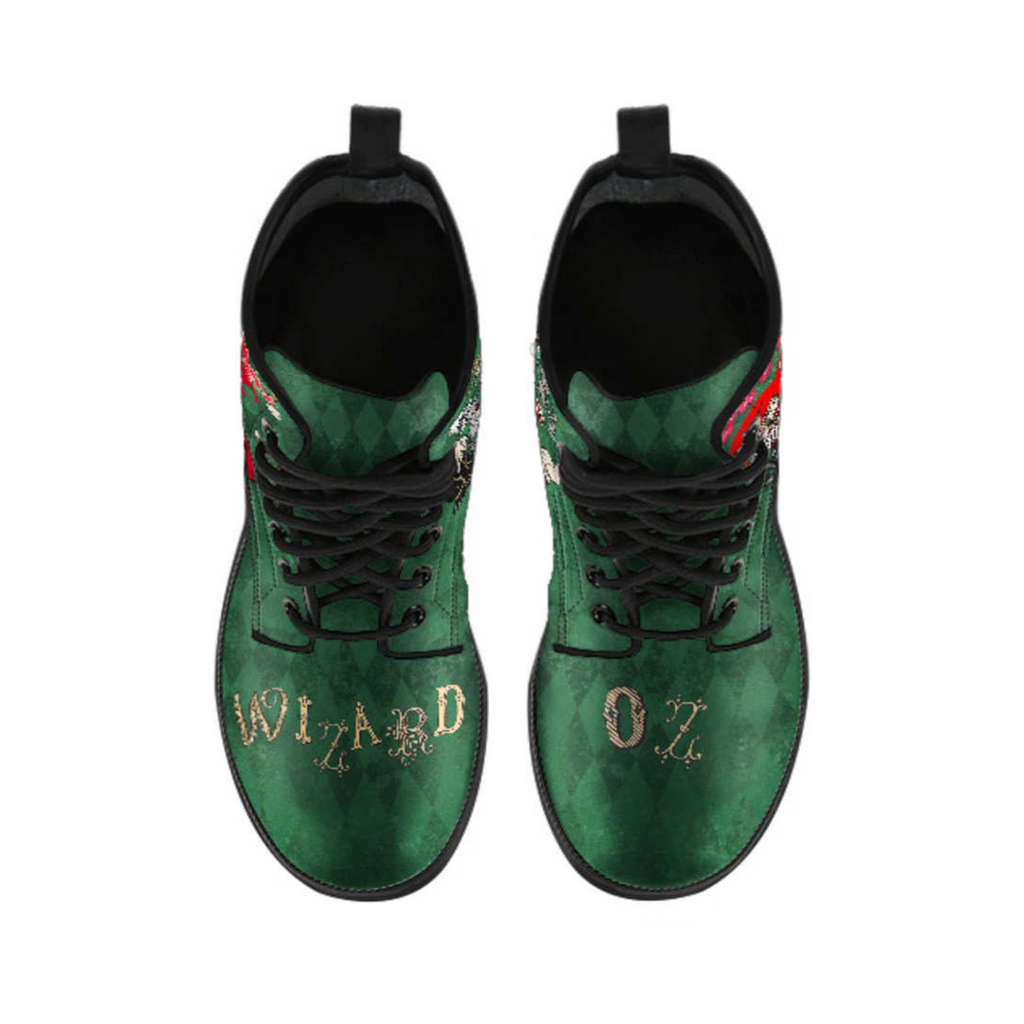 Combat Boots - The Wizard of Oz Gifts #102 Green | Women’s