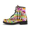 Combat Boots - Tie Dye Design #106 | Custom Shoes Vegan