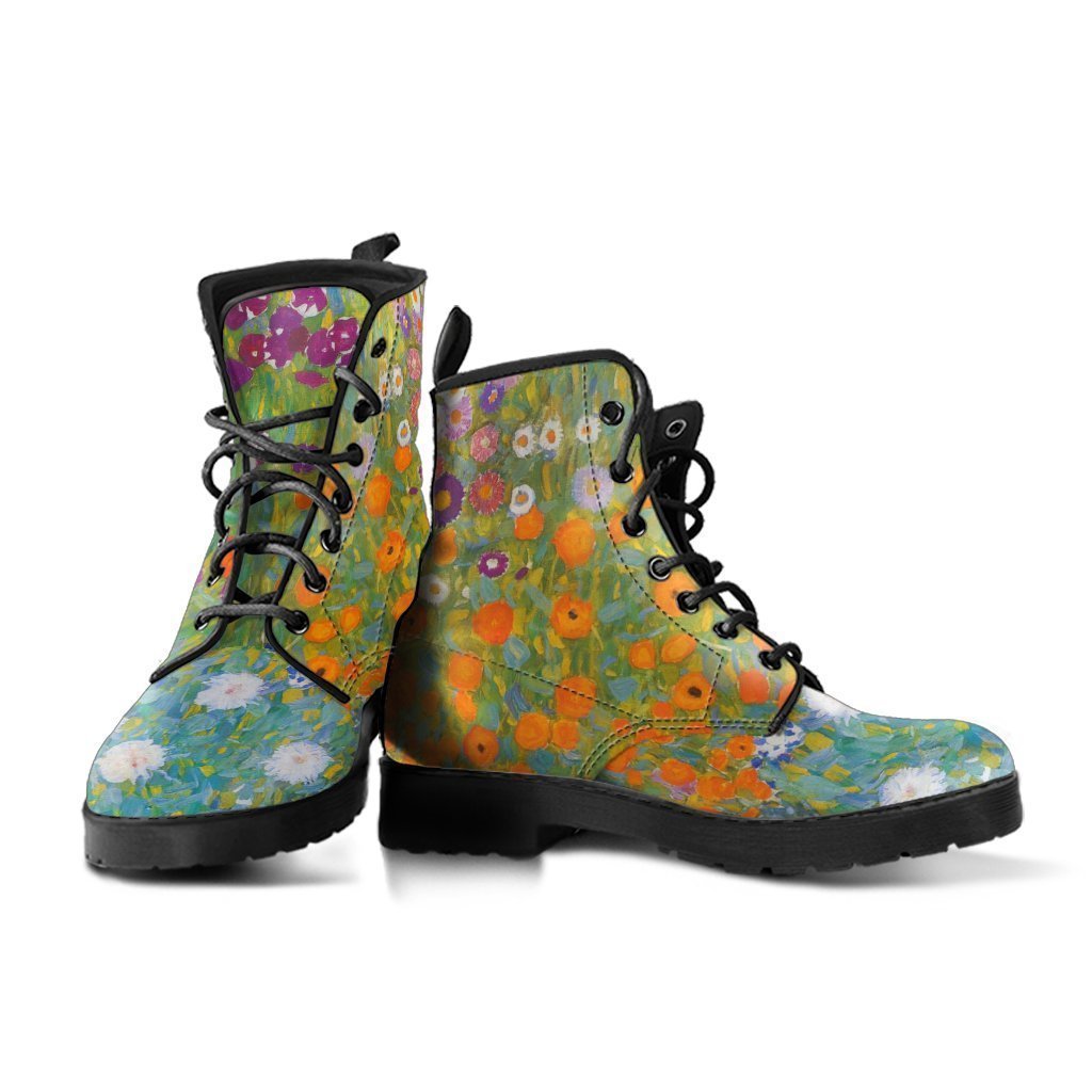 Combat Boots - Vintage Art | Gustav Klimt: Bauerngarten
