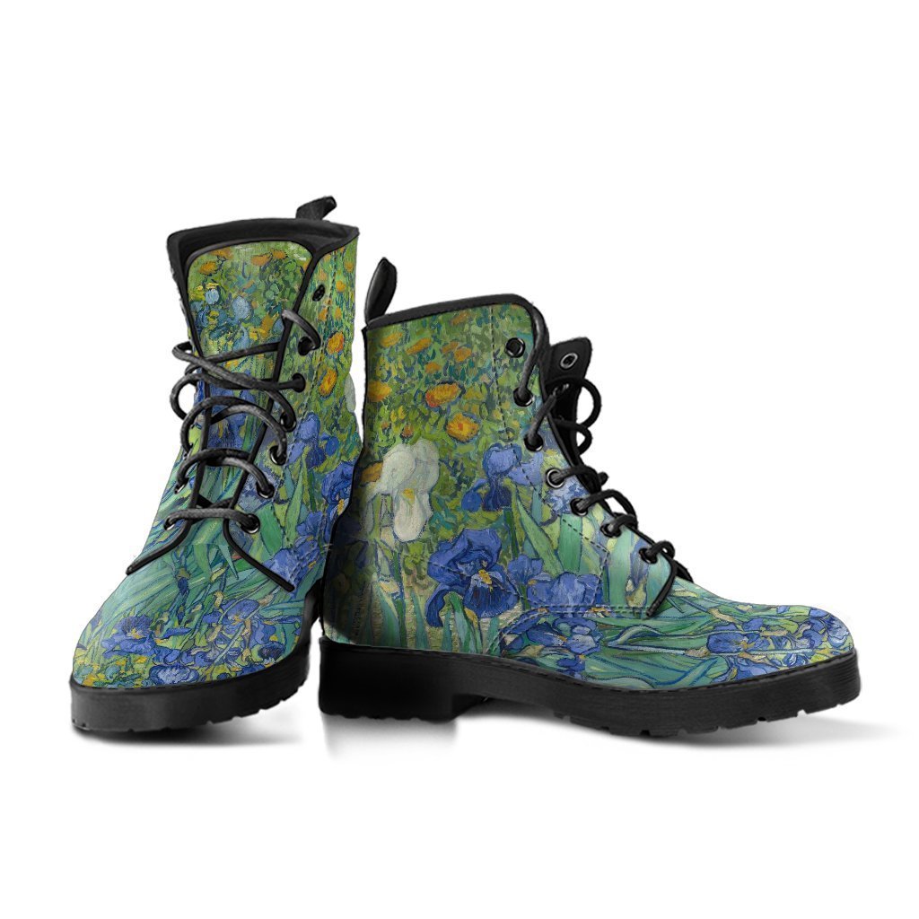 Combat Boots - Vintage Art | Vincent van Gogh: Irises