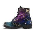 Combat Boots - Watercolor Marble Galaxy #1 | Custom Shoes