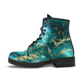 Combat Boots - Watercolor Marble Galaxy #3 | Custom Shoes